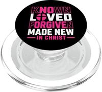 Conocido Amado perdonado Hecho Nuevo en Cristo Fe Cruz Cita PopSockets PopGrip para MagSafe