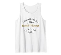 Conocimiento Divertido Poder Francia Tocino Meme Camiseta sin Mangas