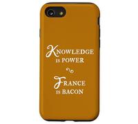 Conocimiento Divertido Poder Francia Tocino Meme Carcasa para iPhone SE (2020) / 7/8