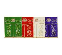 Conopeo Bordado Cordero para sagrario 50x40 cm, Altura: 50 cm|Largo: 40 cmRojo