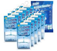 CONOPU 10 Packs x 248g (2.5kg) Deshumidificadores Armarios, 500ml Capacidad | Anti-Moho & Olores, DuPont a Prueba de Fugas, Efecto Visible, para Armario, Dormitorio, Baño, Sin Electricidad.