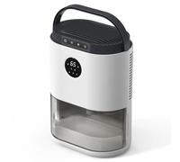 CONOPUPlus Deshumidificador 2300ML, Deshumificadores de Humedad, Sensor Pantalla, Temporizador de 48H, Luces de 7 Colores, Descongelación Automática, Modo Sueño, Deshumidificador para Dormitorio, Baño