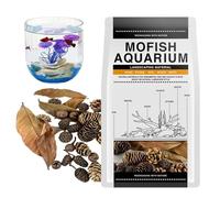 Conos de aliso para camarones - Regulador de acuario acondicionador de agua, accesorios de decoración de acuario, multifuncional, flexible y saludable, tanques de peces botánicos, fuentes de alimentos