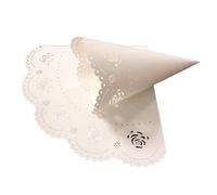 Conos de confeti de papel para fiestas, bolsas de confeti para bodas, con cinta adhesiva de doble cara, conos triangulares, caja de conos de confeti, pétalos de flores y chocolate, 50 unidades