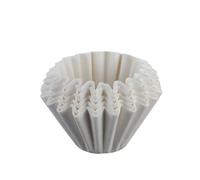 Conos de filtro de papel para café, 500 Uds. Filtros de café Origami pulpa madera elaborados a mano con goteo papel Multicolor varios tamaños(White,S)