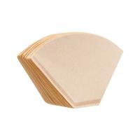 Conos de filtro de papel para café, Filtros de café papel pulpa registro marrón 5 cm por 9 400 piezas