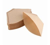 Conos de filtro de papel para café, Filtros de Café Reloj Arena Papel Pulpa Troncos Marrón 400 piezas