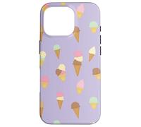 Conos de Helado de Lavanda Carcasa para iPhone 16 Pro