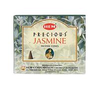 Conos de Incienso de Jazmín HEM - Inciense Cones Precious Jasmine - 1 cajita de 10 Conos - HOSTENATURA