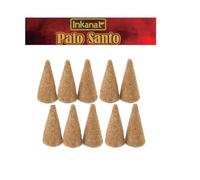 Conos de Palo Santo 10 Unidades - INKANAT - Incienso Natural para purificación, meditación y aromaterapia