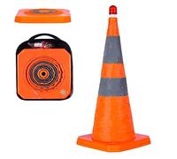 Conos de Seguridad Vial Plegables de 70cm, 1 Pieza de Conos emergentes multifuncionales con luz LED y Collar Reflectante, para estacionamiento en Carreteras, práctica de conducción(1, 70cm)