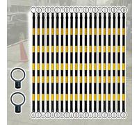 Conos de Seguridad Vial retráctiles de Uso Comercial, Disponibles en Paquetes de 10/20/30/40/50/60/70 Unidades, Conos de Advertencia para el Control de multitudes, Calles, estacionamientos y