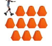 Conos deportivos, 10 unidades de alta visibilidad, conos de agilidad para ejercicios, para baloncesto, patinaje, entrenamiento de mascotas, atletismo, coaching, jardín y