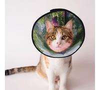 Conos personalizados para mascotas - Cono de diseño único para gatos y perros, collar para recuperación postoperatoria, cuello ajustable Shangri-la S