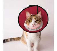 Conos personalizados para mascotas - Cono de diseño único para gatos y perros, collar para recuperación postoperatoria, cuello ajustable, bandera de soberanía siamesa S