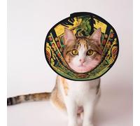 Conos personalizados para mascotas - Cono de diseño único para gatos y perros, collar para recuperación postoperatoria, cuello ajustable, un gran arco L