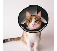 Conos personalizados para mascotas - Cono de diseño único para gatos y perros, collar para recuperación postoperatoria, aleteo de cuello ajustable M