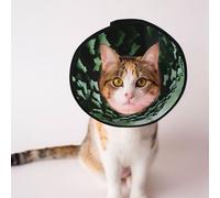 Conos personalizados para mascotas, diseño único para gatos y perros, collar para recuperación postoperatoria, cuello ajustable The Ivy of the Mysterious River S