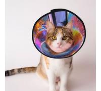 Conos personalizados para mascotas, diseño único para gatos y perros, collar para recuperación postoperatoria, bola de ensueño ajustable para cuello M