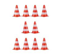 Conos señalizacion apilables naranja conos de entrenamiento conos de tráfico