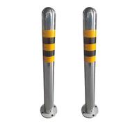 Conos Señalizacion de 75 Cm, Conos de Advertencia Metálicas, Alta Visibilidad, Diseño de Cúpula Lisa, Multifuncional, para Estacionamientos y Carreteras (2 Unidades)