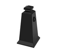 Conos Señalizacion Metálico, Conos de Advertencia, Estructura Hueca, con Asa, Robusto y Duradero, para Hoteles, Garajes y Aparcamientos(Black)