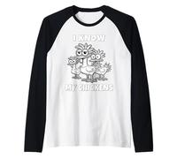 Conozco a mis Pollos. Conozco a mis Chickens. IMG Camiseta Manga Raglan