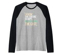 Conozco a Toda la mamá del Teatro de guiones Camiseta Manga Raglan
