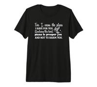 Conozco los Planes Que Tengo para ti Mensaje Cristiano Camiseta Premium