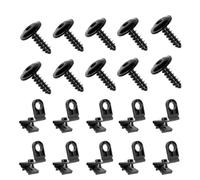 Conpert Grapas Coche para Audi, 10 Juegos de Clips de sujeción para Guardabarros de Nailon con Tornillo metálico/8E0821989A/N90974701