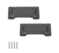 CONPHERON 2 piezas Empotrado Armario Manillas invisibles Manijas Horizontal Cocina Mango de Cajón Puerta Tiradores Muebles Oculto Tirador Manija del Gabinete 64 mm