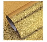 CONPHERON Aluminio Papel Adhesivo Pared Cocina, Papel Aluminio Autoadhesivo Papel Cocina Impermeable a Prueba Aceite para Muebles,40×300 cm (Textura Ratán)