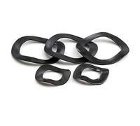 CONPHERON Arandela Ondulada, Lavadora de Ola, Arandela de Resorte de Acero al Manganeso, M5x10x0.25mm,200 pcs