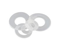 CONPHERON Arandelas de Plástico Arandelas de Nailon Arandela Planas de Plástico Blando Transparente, M8×13×0.8 mm,80 pcs