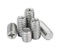 CONPHERON Tornillos de Punta Copa, Tornillos Sin Cabeza Tornillo Prisionero de Phillips de Acero Inoxidable, M3x10mm, 50 pcs
