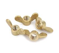 CONPHERON Tuercas de Mariposa de Latón, Palomillas Tuercas de Alas de Latón, M8, 5 pcs