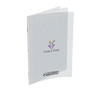 Conquant 41500 - Cuaderno clásico con pespunte (polipropileno, A4, papel verde)