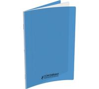 Conqueant - Cuaderno clásico (24 x 32 cm, cuadriculado, 140 páginas, tapa de polipropileno, color azul