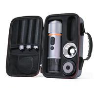 CONQUECO Cafetera Portátil con Cápsula de Espresso - 12V Máquina de Café Electrica con Batería - para Coche Camión y Viajes - Compatible con Cápsulas Originales Nespresso y Cápsula L'or