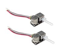 CONQUERALL 2PCS Bomba Peristáltica de Paso de Precisión Mini 8mm CD 3V-5V Engranaje Total de Metal Autoadsorbente para Experimento Médico de Laboratorio