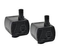 CONQUERALL 2PCS DC 5.5-12V 200L/H mini bomba de sumidero DC sin escobillas bomba sumergible de flujo ajustable para peceras, fuentes de jardín, sistemas de circulación de agua