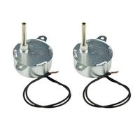 CONQUERALL 2PCS Motor sincrónico TYC-40 12V AC Motor 5RPM CW/CCW Longitud del eje interior 33mm para el árbol de navidad de escritorio Luces decorativas de colores