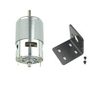 CONQUERALL 775 DC Motor 12V/24V 10000-20000RPM Gran par de torsión de alta potencia de componentes electrónicos Motor de doble rodamiento de bolas con soporte
