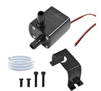 CONQUERALL Bomba de fuente sumergible de 12 V CC 63 GPH 3 m 4,8 W con tubo de 1 m para estanques pequeños jardines y paisajes