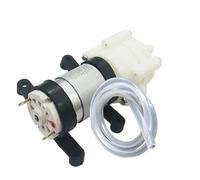 CONQUERALL DC 24V 385 bomba autocebante de diafragma, pequeña bomba de agua eléctrica con tubería de agua adecuada para bebederos y modelos experimentales