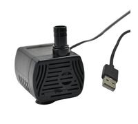 CONQUERALL DC 3.5-9V DC Micro Bomba Sumergible Interfaz USB 200L/H Caudal Ajustable con Panel Solar Aplicable
