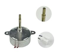 CONQUERALL TYC-40 Motor sincrónico 12V AC 5r/min CW/CCW Eje 35mm Flush Shaft Para la Decoración LED de Navidad Ornamento hecho a mano Proyecto Escolar