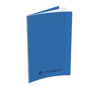 Conquérant 400089767 Cuaderno grapado A4 manta polipro 192 páginas azulejos grandes Seyès Azul