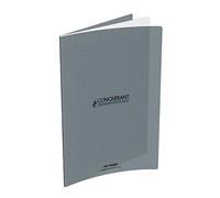 Conquerant Clasique - Cuaderno de hojas rayadas (240 x 320 mm), gris