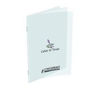 Conquerant - Cuaderno de dibujo clásico (24 x 32 cm), color blanco